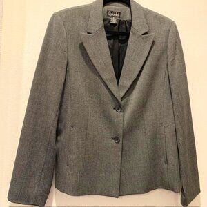 Rafaella Black & White Checked Blazer, Size 10